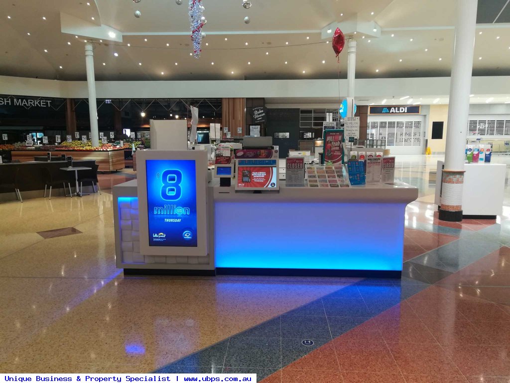 Lotto kiosk with WOW factor